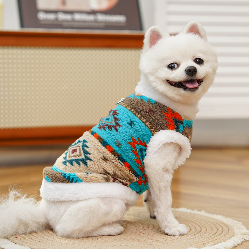 Ethnic Diamond Pattern Pet Ves - Winter Clothing Patterns incelemesi ve fiyatı