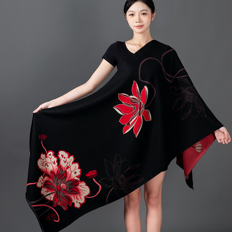 Women Winter Shawl Cashmere Sc - Cashmere Scarf Wrap incelemesi ve fiyatı