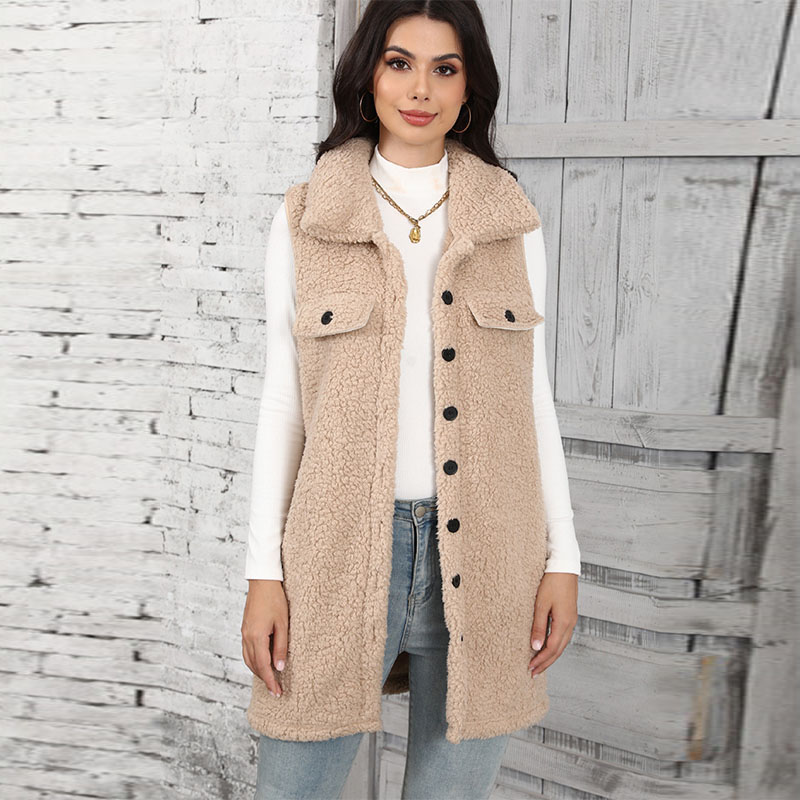 Women's Lamb Plush Vests Splic - Winter Clothing On Sale incelemesi ve fiyatı