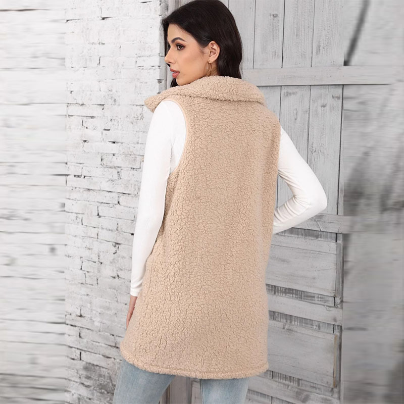 Women's Lamb Plush Vests Splic - Winter Clothing On Sale incelemesi ve fiyatı