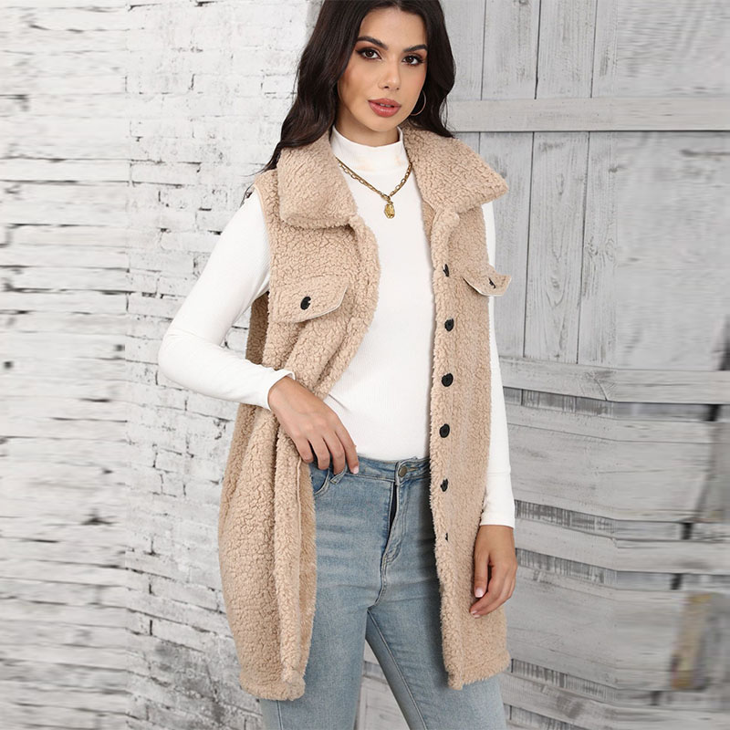 Women's Lamb Plush Vests Splic - Winter Clothing On Sale incelemesi ve fiyatı