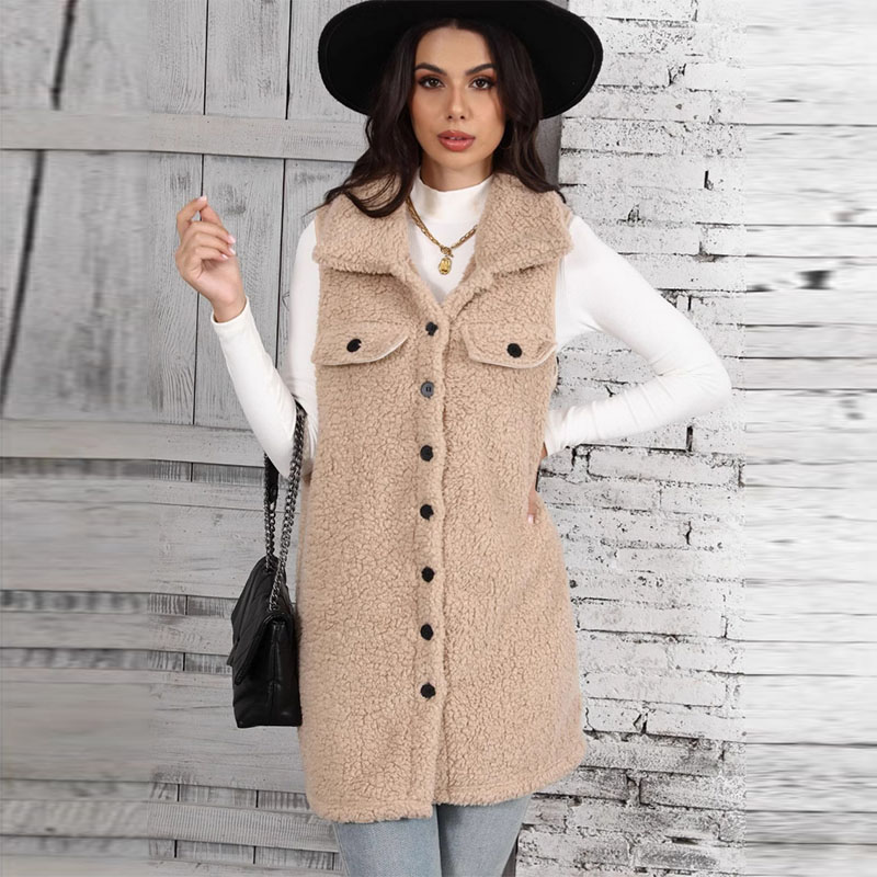 Women's Lamb Plush Vests Splic - Winter Clothing On Sale incelemesi ve fiyatı