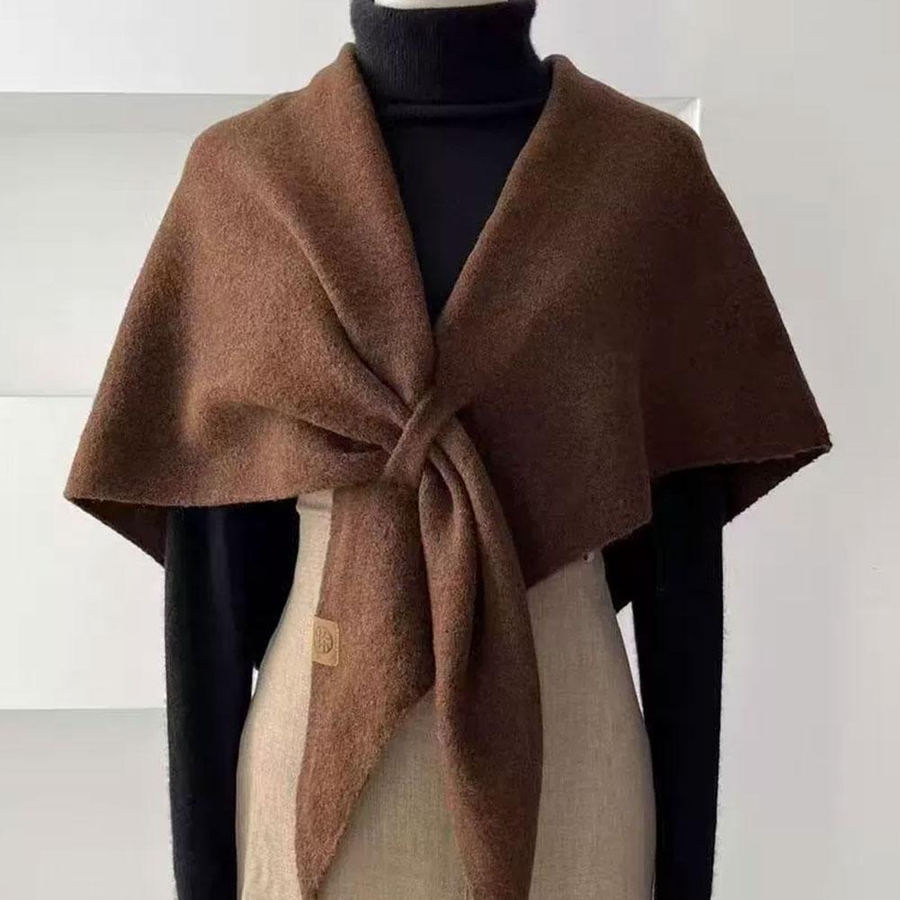 Women's Knitted Triangle Shawl - Cashmere Scarf Wrap incelemesi ve fiyatı