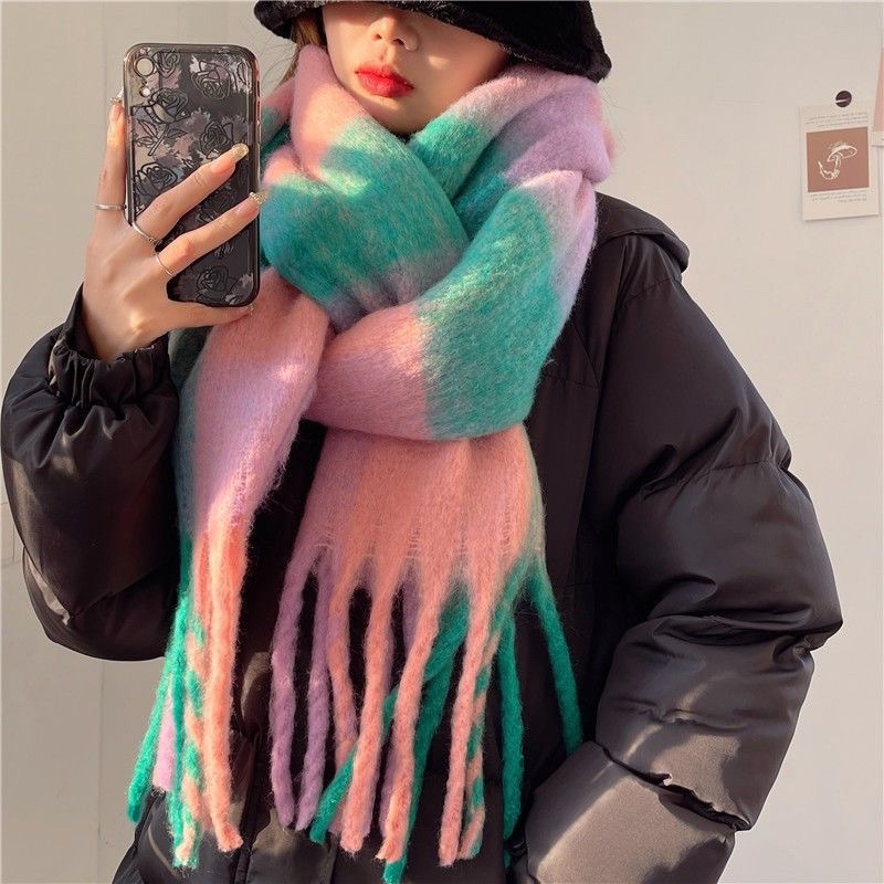 2025New Winter Thick Warm Scar - Cashmere Scarf Wrap incelemesi ve fiyatı