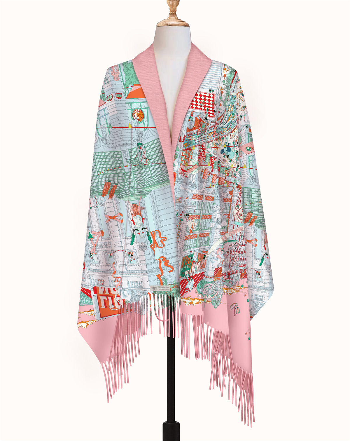 French 200x70cm Imitation Cash - Cashmere Scarf Wrap incelemesi ve fiyatı