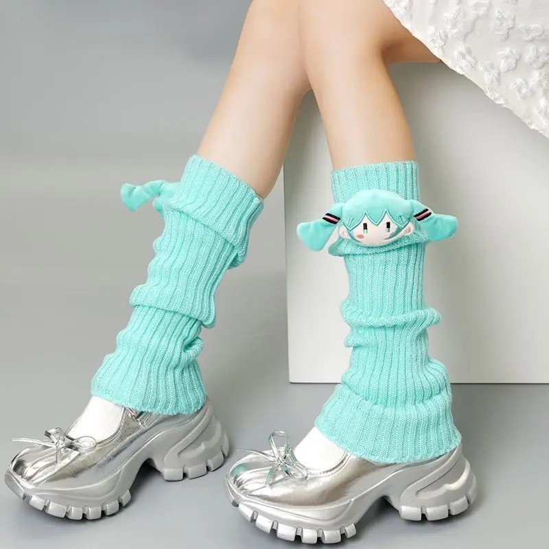 Cute Dopamine Knitted Stacked  - Winter Clothing Leg Warmers incelemesi ve fiyatı