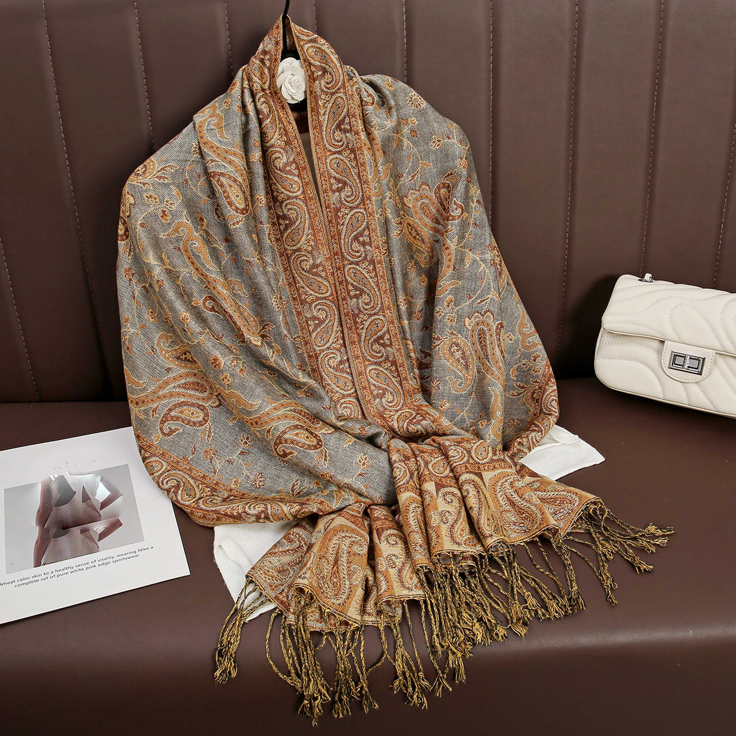 Luxury Brand Autumn Cashmere P - Cashmere Scarf Wrap incelemesi ve fiyatı