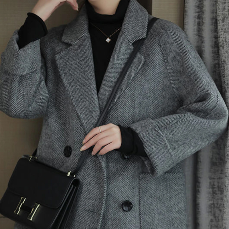 Plain Double Breasted Women's  - Winter Clothing On Sale incelemesi ve fiyatı