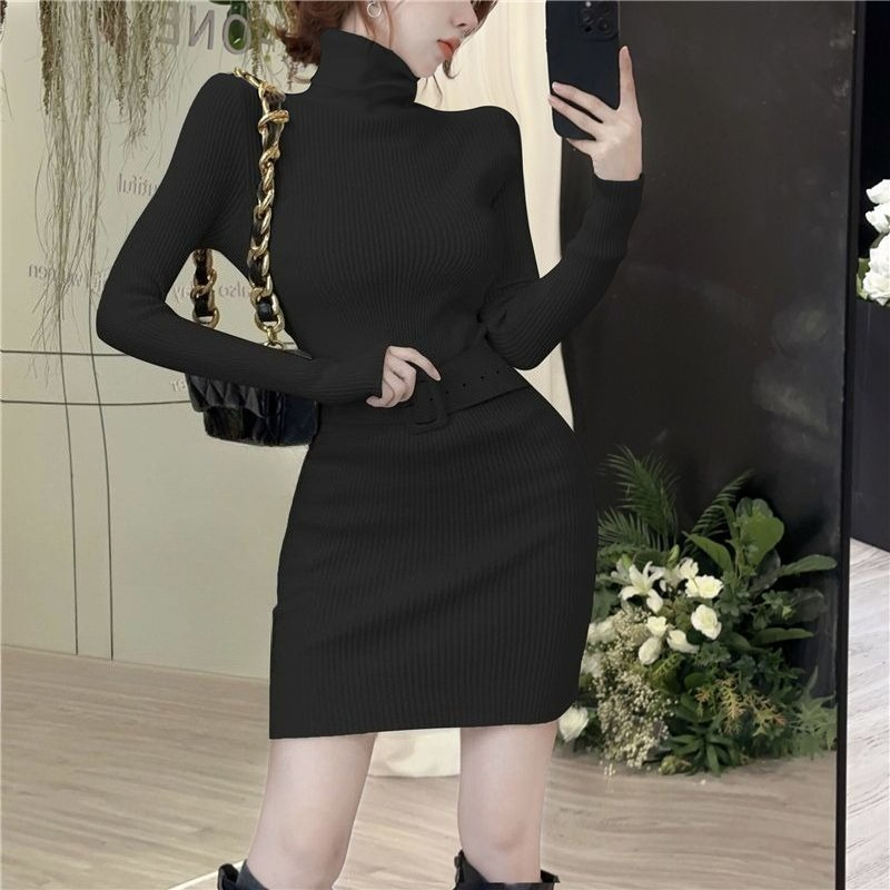 Bodycon Turtleneck Short Skinn - Winter Clothing On Sale incelemesi ve fiyatı