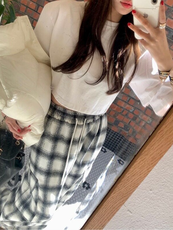 Plaid Workwear Pants Korean St - Winter Clothing Activity incelemesi ve fiyatı