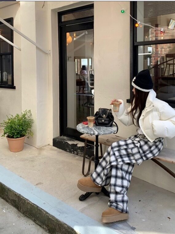 Plaid Workwear Pants Korean St - Winter Clothing Activity incelemesi ve fiyatı