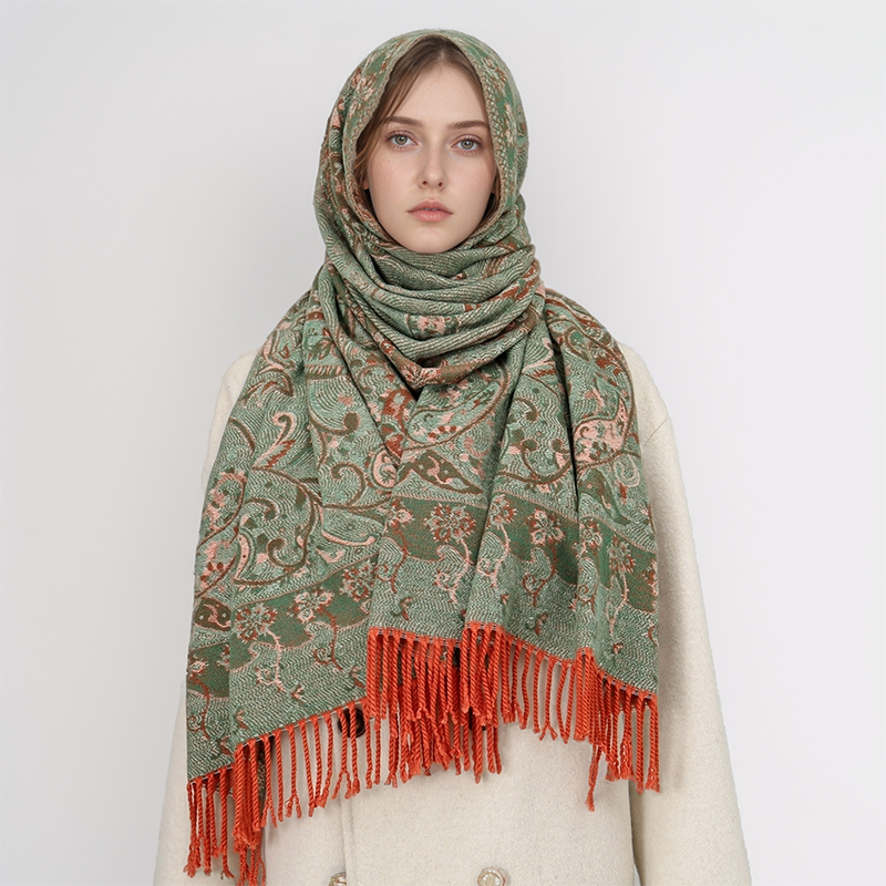 2024 Fashion Ethnic Style Wome - Cashmere Scarf Wrap incelemesi ve fiyatı