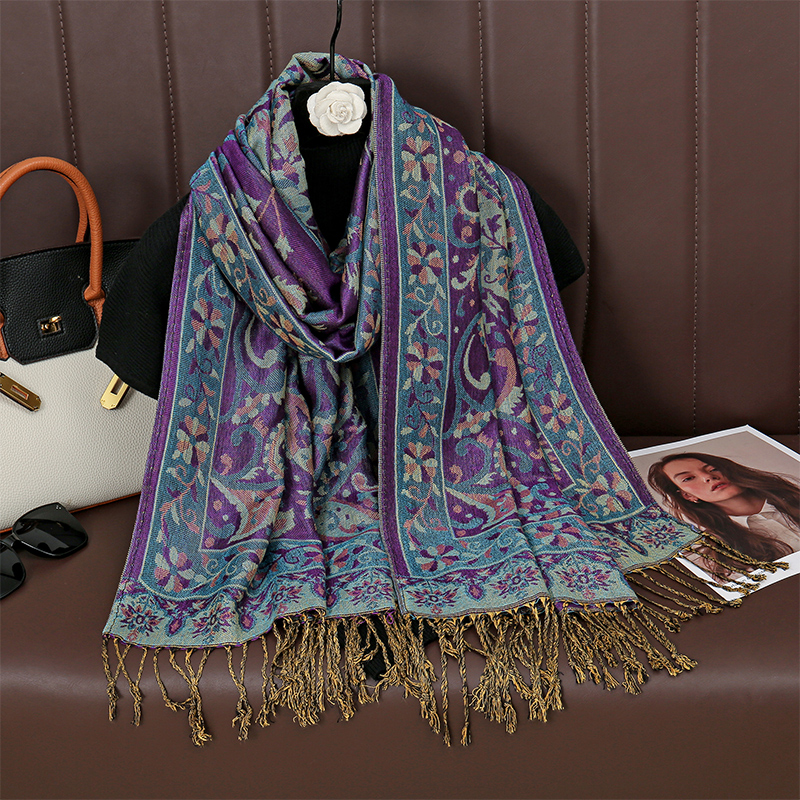 Ethnic Style Outdoor Women Ret - Cashmere Scarf Wrap incelemesi ve fiyatı