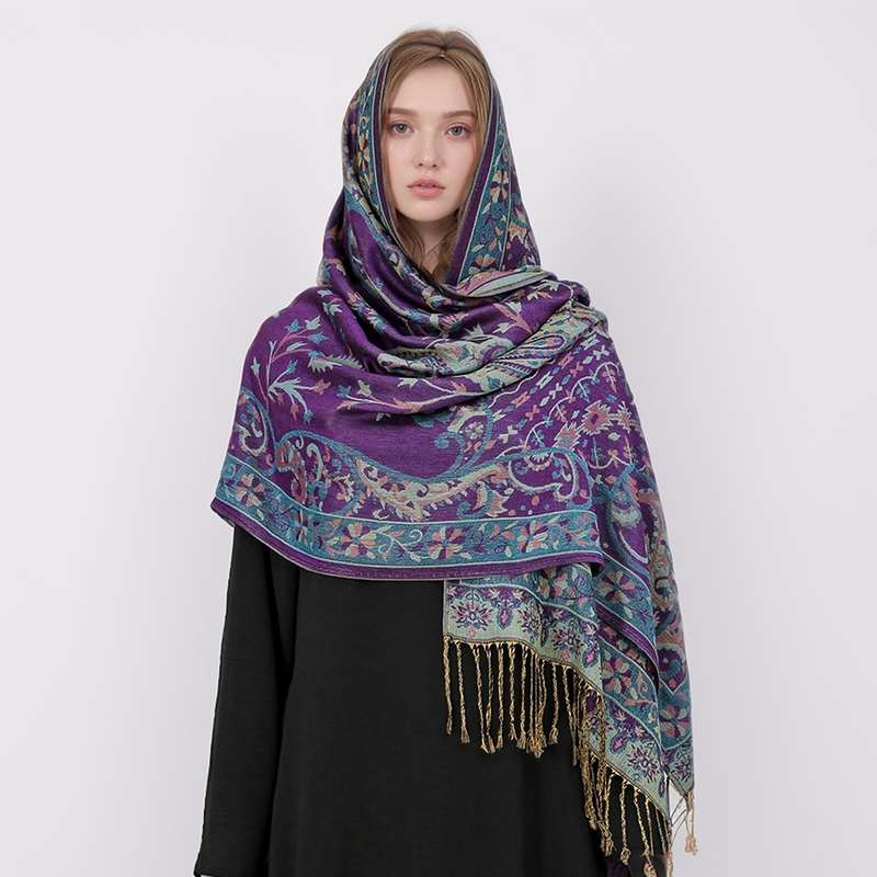 Ethnic Style Outdoor Women Ret - Cashmere Scarf Wrap incelemesi ve fiyatı