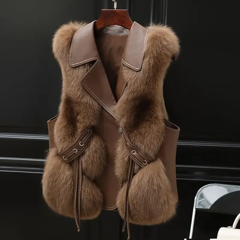 Solid Color Waistcoat Woman La - Winter Clothing On Sale incelemesi ve fiyatı