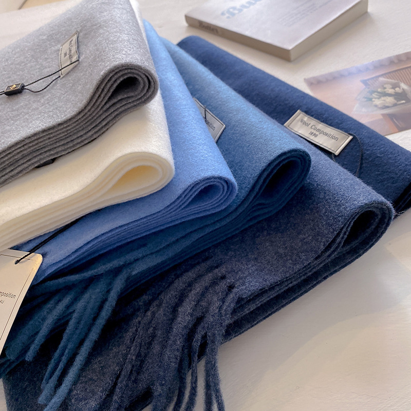 2024 Winter Wool Scarf For Wom - Cashmere Scarf Wrap incelemesi ve fiyatı