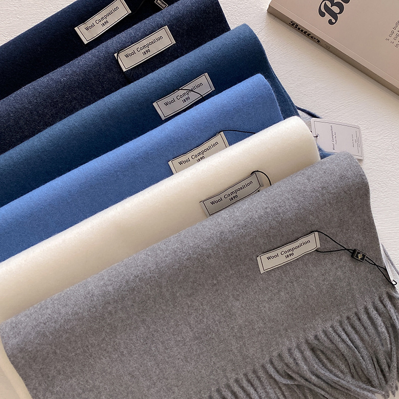 2024 Winter Wool Scarf For Wom - Cashmere Scarf Wrap incelemesi ve fiyatı