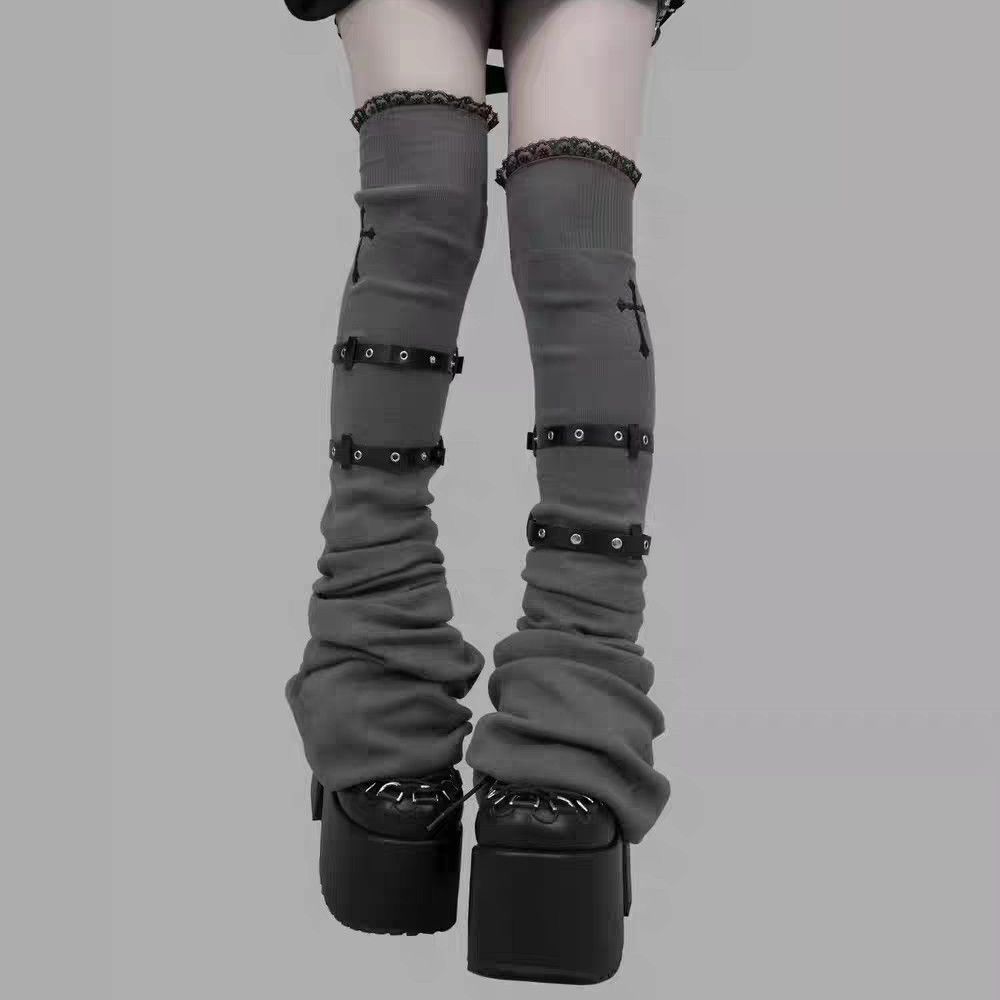 Korean Subculture Y2K Spicy Gi - Winter Clothing Leg Warmers incelemesi ve fiyatı