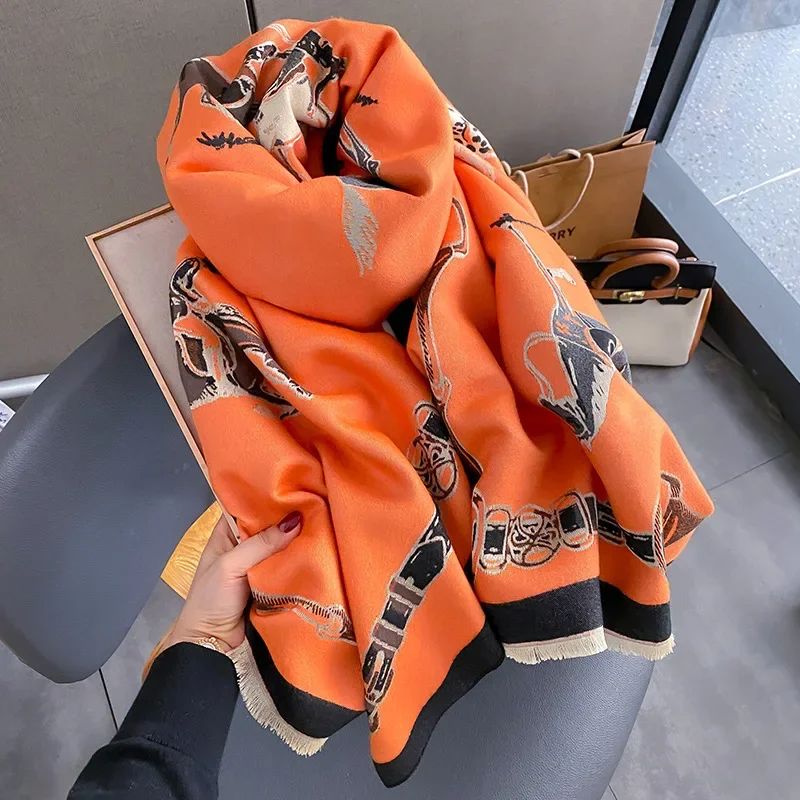 2024 Luxury Warm Pashmina Shaw - Cashmere Scarf Wrap incelemesi ve fiyatı