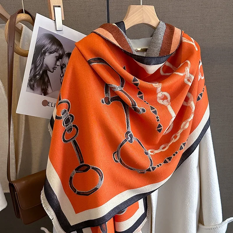 2024 Luxury Warm Pashmina Shaw - Cashmere Scarf Wrap incelemesi ve fiyatı