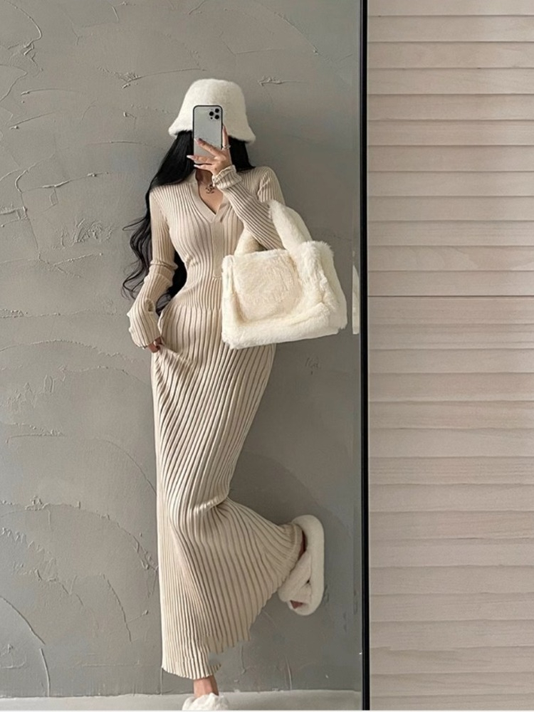 Sexy Daring Female Knit Dress  - Winter Clothing On Sale incelemesi ve fiyatı